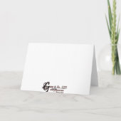 Erfolg ist auf der Reise Karte (Rückseite)