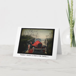 Erfolg ist auf der Reise Karte