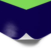 Erfolg ist das Überleben, gib deine Ängste weg. Poster (Ecke)