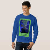 Erfolg ist das Überleben, gib deine Ängste weg. Sweatshirt (Vorne ganz)