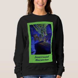 Erfolg ist das Überleben, gib deine Ängste weg. Sweatshirt