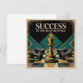 Erfolg Ist Die Beste Rache Einladung (Vorne/Hinten)