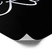 Erfolg ist die beste Rache Grün Poster (Ecke)