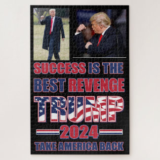 Erfolg ist die beste Rache Trump 2024 Puzzle