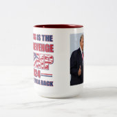 Erfolg ist die beste Rache - Trump 2024 Zweifarbige Tasse (Mittel)