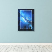 Erfolg ist eine Reise Leinwanddruck (Insitu (Holzboden))