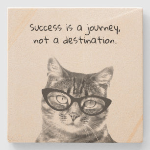 Erfolg ist eine Reise, nicht ein zielgerichtetes Z Steinuntersetzer