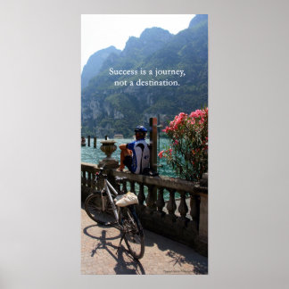 Erfolg ist eine Reise Poster