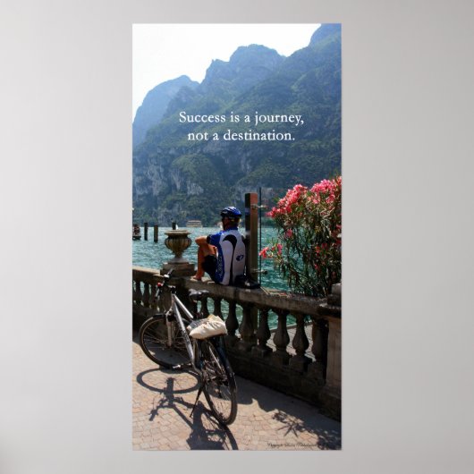 Erfolg ist eine Reise Poster (Vorne)