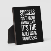 Erfolg ist leise Arbeit - Gymnastik, Hustel, Grind Fotoplatte (Vorderseite)