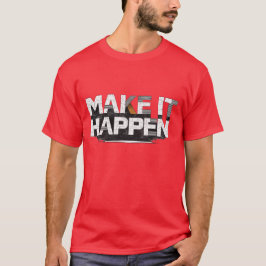 ERFOLG IST MÖGLICH Fette Motivations-Typografie im T-Shirt