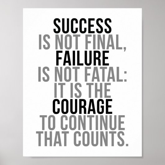 Erfolg ist nicht endgültig poster (Vorne)