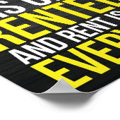 Erfolg ist nie Eigentum Poster (Ecke)