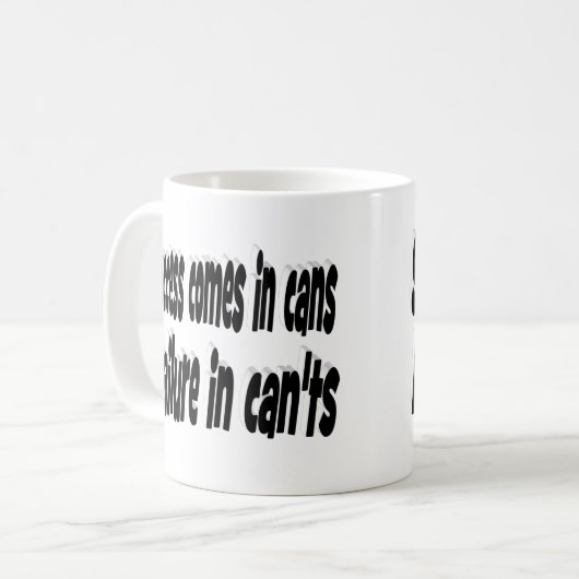 Erfolg kann Motivierend Zitat sein Kaffeetasse (Vorderseite Links)