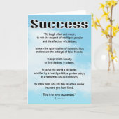 Erfolg Karte (Gelbe Blume)