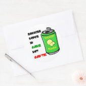 Erfolg kommt in Dosen nicht kann nicht Runder Aufkleber (Umschlag)