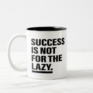 Erfolg Mindset Kunst Inspiration Kunst Motivation Zweifarbige Tasse