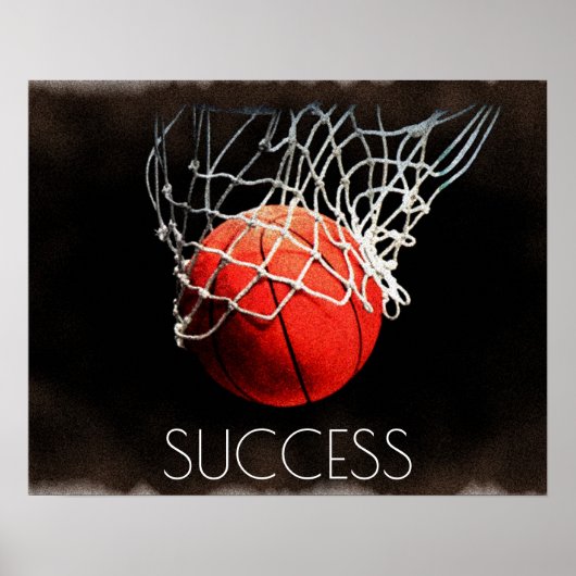 Erfolg Motivierend Basketball Trend Stilvoll Cool Poster (Vorne)