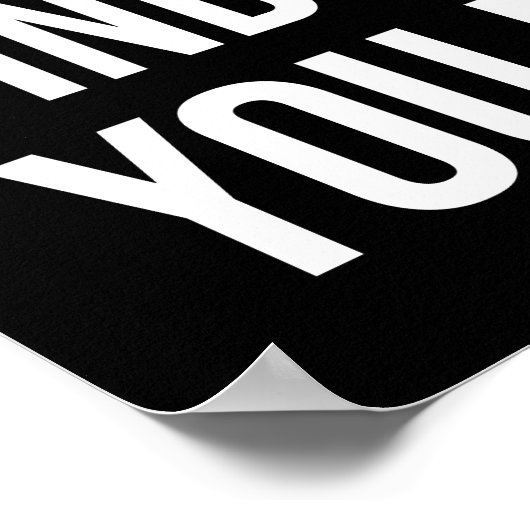 Erfolg - Motivierend Hustelschleifen Poster (Ecke)