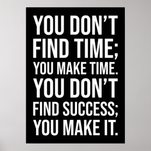 Erfolg - Motivierend Hustelschleifen Poster