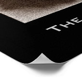 Erfolg Nah-up Basketball Artwork Motivierend Poster (Ecke)