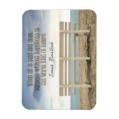 "Erfolg ohne Glück" Zitat zur Inspiration Magnet (Vertikal)