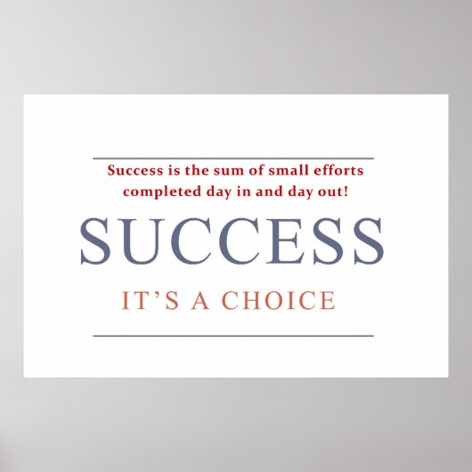 Erfolg Poster (Vorne)