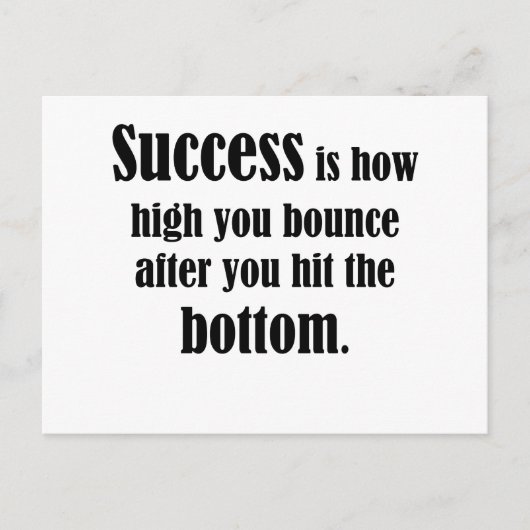 Erfolg Postkarte (Vorderseite)