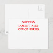 ERFOLG POSTKARTE (Vorne/Hinten)