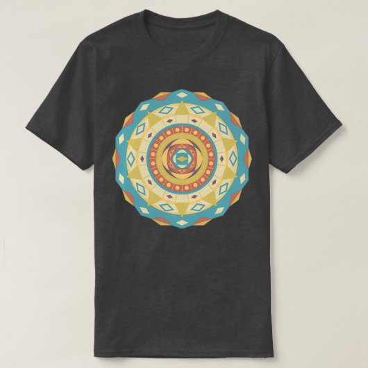 Erfolg Sacred Geometry Mandala T-Shirt (Design vorne)