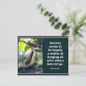 Erfolg scheint.. Postkarte (Stehend Vorderseite)