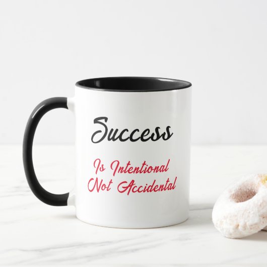 "Erfolg"-Tasse Tasse (Mit Donut)