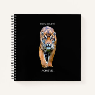 Erfolg Tiger Moderne elegante Selbstverbesserung Notizblock