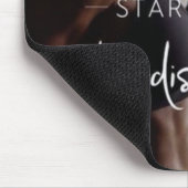 Erfolg und Disziplin - Frauenym Motivierend Mousepad (Ecke)