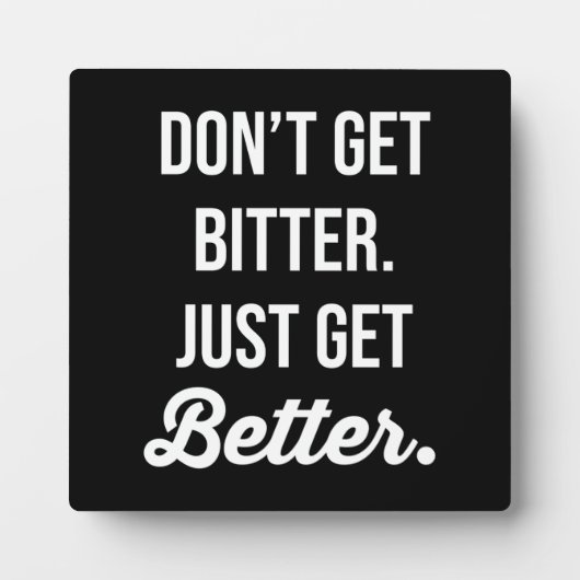 Erfolg und Gym Motivierend Plaque Fotoplatte (Vorderseite)