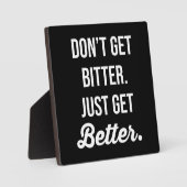 Erfolg und Gym Motivierend Plaque Fotoplatte (Vorderseite)