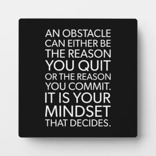 Erfolg und Gym Motivierend Plaque Fotoplatte