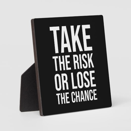 Erfolg und Gym Motivierend Plaque Fotoplatte (Vorderseite)