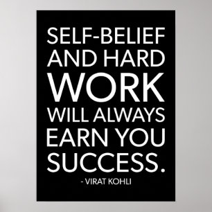 Erfolg und Gym Motivierend Poster