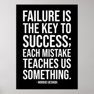 Erfolg und Gym Motivierend Poster