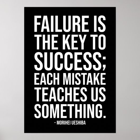 Erfolg und Gym Motivierend Poster (Vorne)