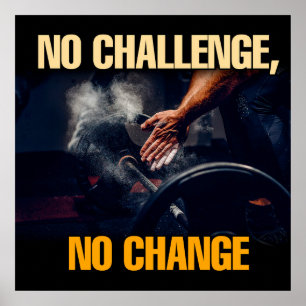 Erfolg und Gym Motivierend Poster