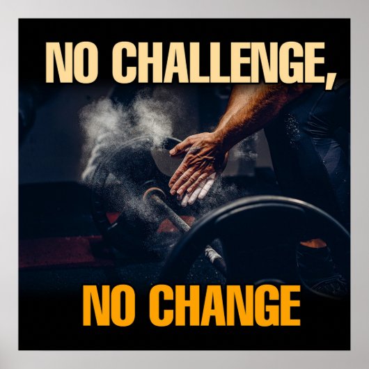 Erfolg und Gym Motivierend Poster (Vorne)