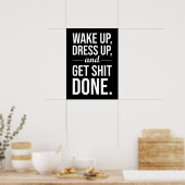 Erfolg und Gym Motivierend Poster (Küche)