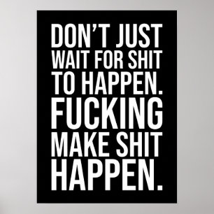 Erfolg und Gym Motivierend Poster