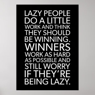 Erfolg und Gym Motivierend Poster