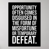 Erfolg und Gym Motivierend Poster (Vorne)