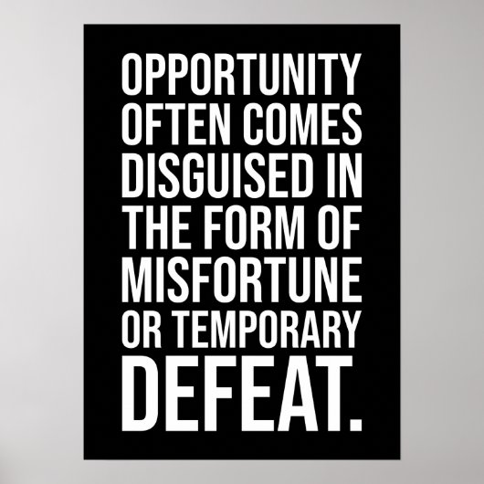 Erfolg und Gym Motivierend Poster (Vorne)