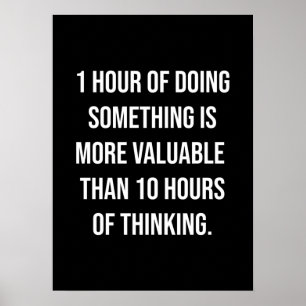 Erfolg und Gym Motivierend Poster