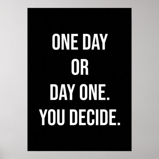 Erfolg und Gym Motivierend Poster (Vorne)